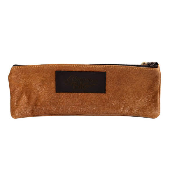 Leather pouch - Label Message: Write your own story
