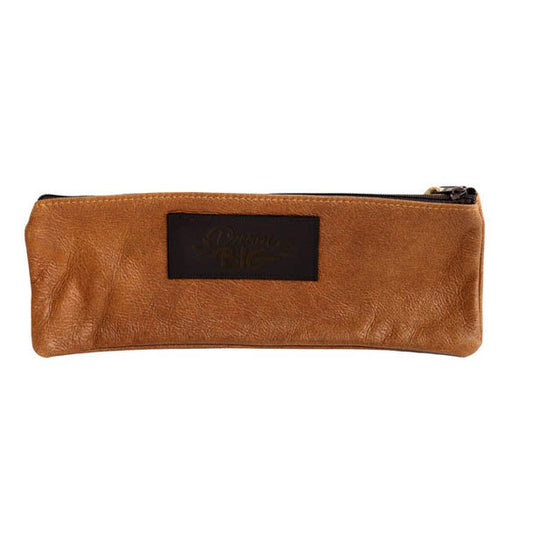 Leather pouch - Label Message: Write your own story