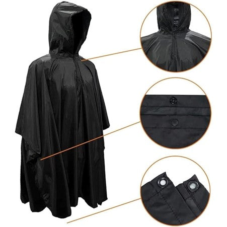 Ultra-Light Waterproof Poncho | Compact Rain Protection