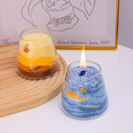 DIY Sand Painting Scented Candle | Shangri-La
