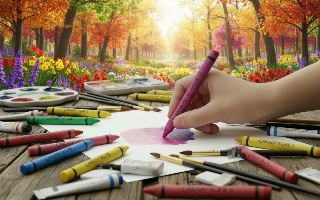 Caran D’Ache Neocolor II aquarelle pastel -15 SET