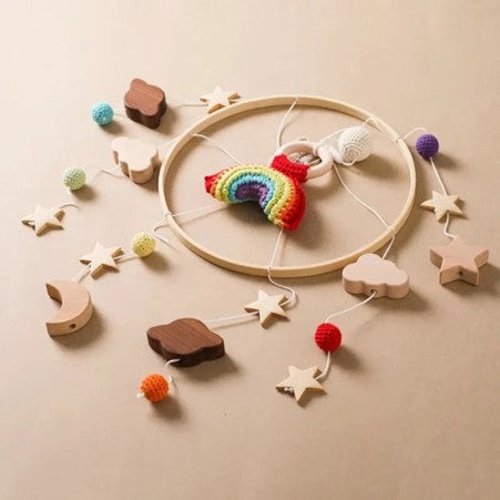 Nordic Baby Crib Mobile | Rainbow