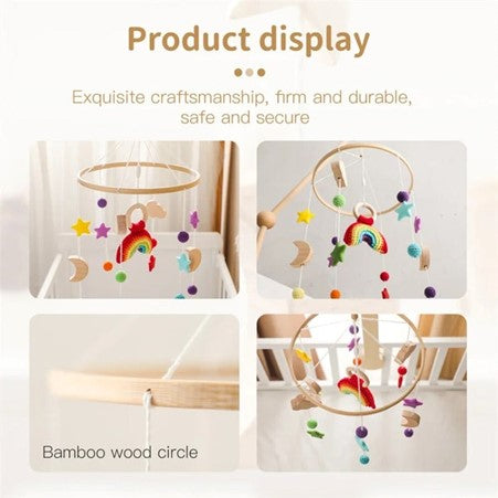Nordic Baby Crib Mobile | Rainbow