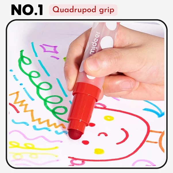 Washable Round Tip Markers 24 Colours