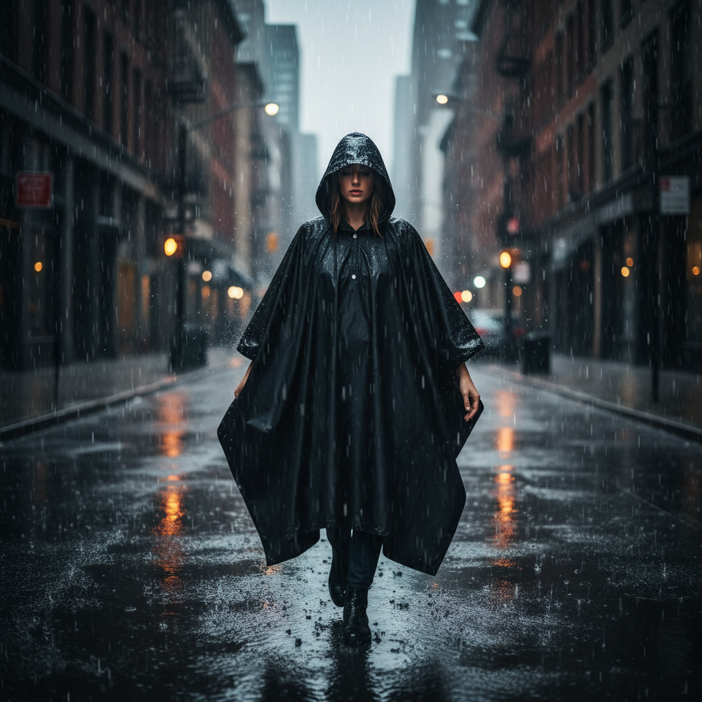 Ultra-Light Waterproof Poncho | Compact Rain Protection