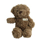 Soft Toy 32 cm - Brown Bear, Handmade Badge