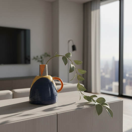 Fusion Forms Collection- Geometric Vase