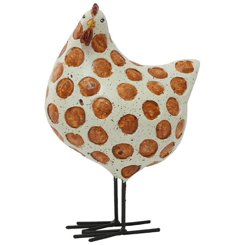Petit Bespoke Dotted Hen Sculpture