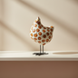 Petit Bespoke Dotted Hen Sculpture