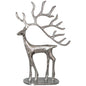 Silver Deer Metal Sculpture