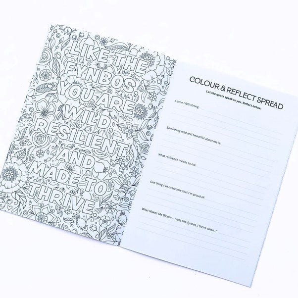 Colouring Book for Adults - Fynbos set