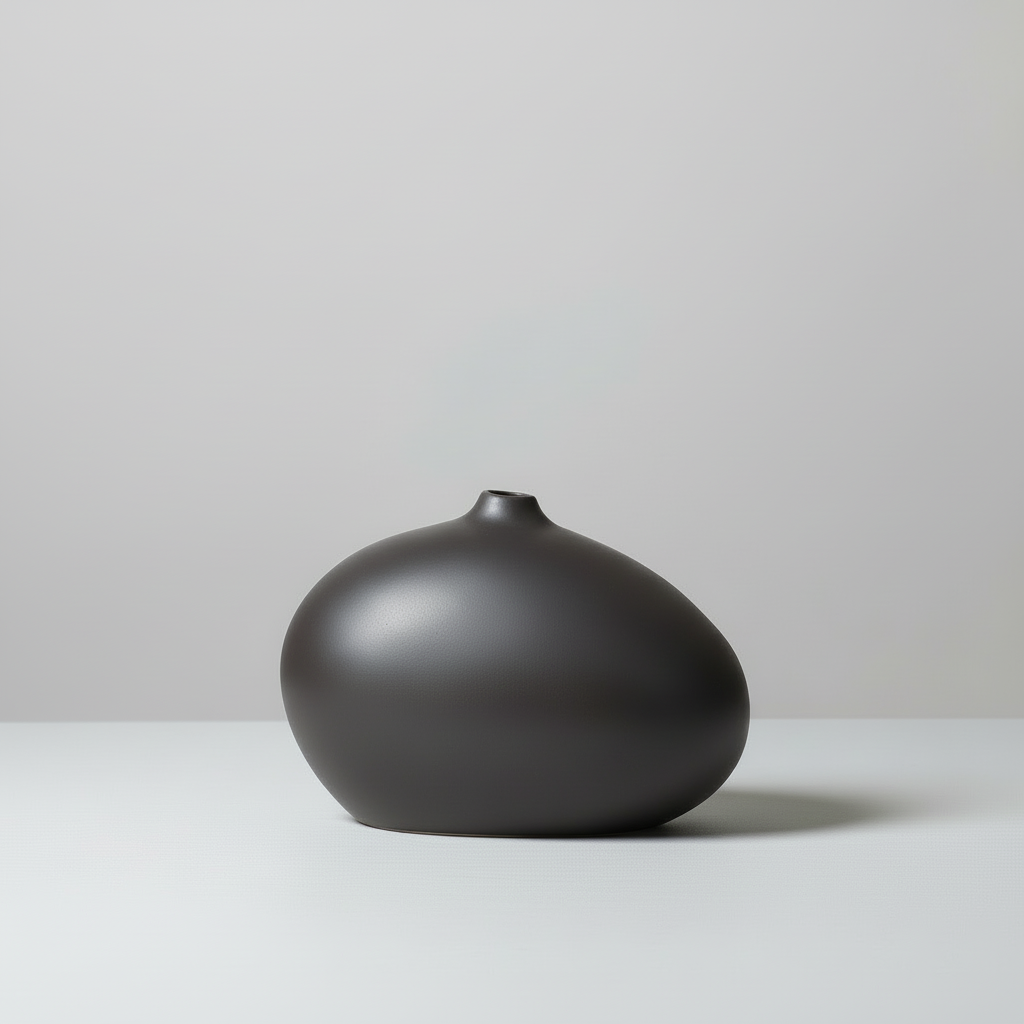 Petit Elegance Vase | Charcoal