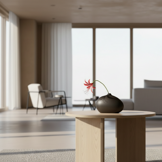 Petit Elegance Vase | Charcoal