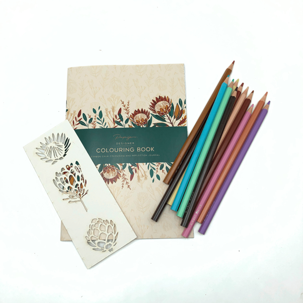 Colouring Book for Adults - Fynbos set