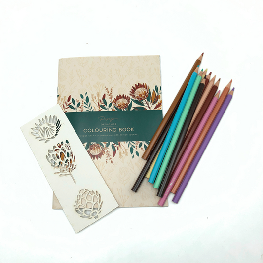 Colouring Book for Adults - Fynbos set
