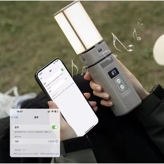 Smart Power Bank Bluetooth Speaker Outdoor Hanging Camping Light