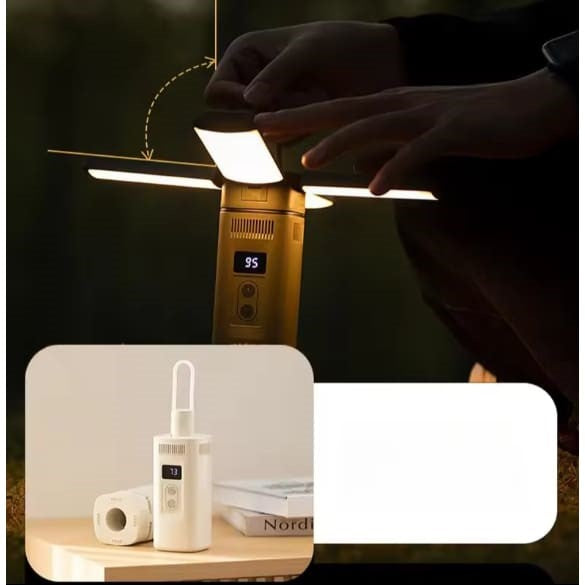 Smart Power Bank Bluetooth Speaker Outdoor Hanging Camping Light