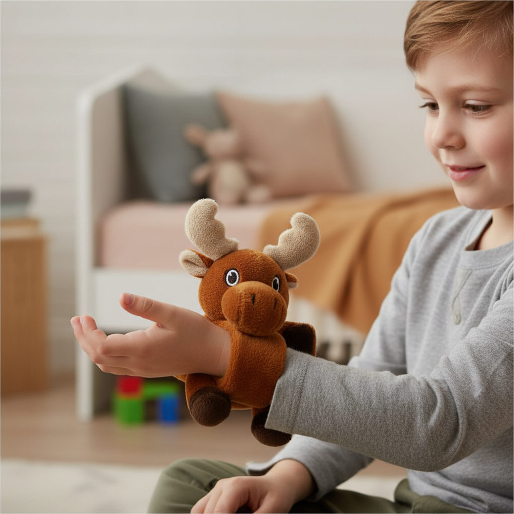 Wrist Hugger Soft Toy  - 10cm Deer