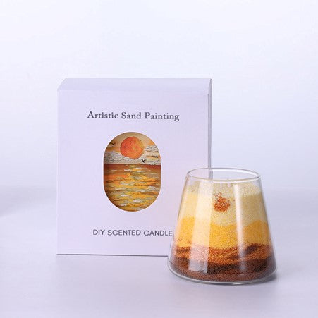 DIY Sand Painting Scented Candle | Shangri-La