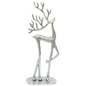 Silver Deer  Minimalistic Metal Sculpture