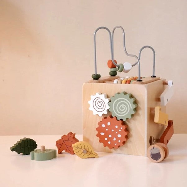 Woodland 5-in-1 Wooden Cognitive Activity Cube